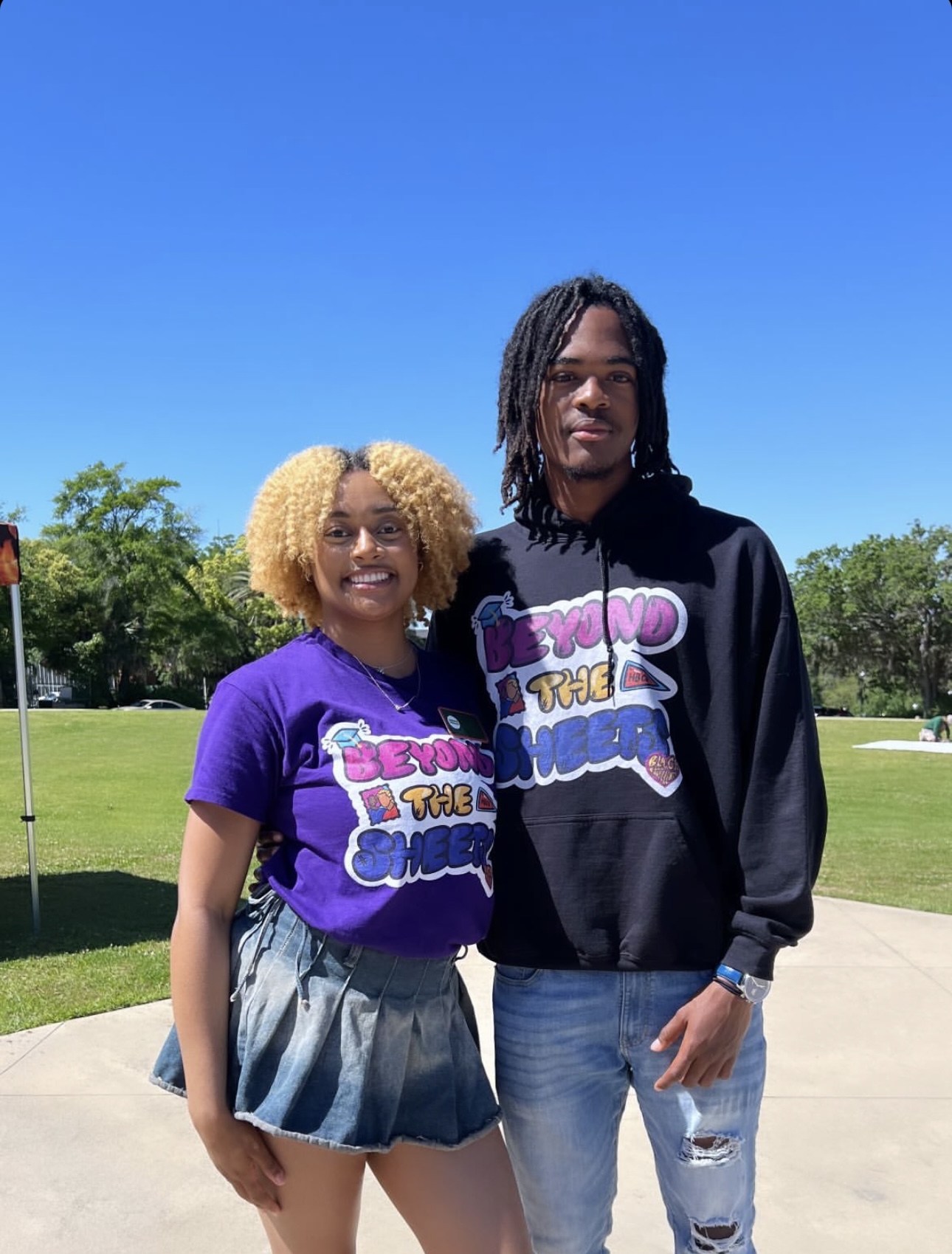 HBCU Student Ambassadors Angel Mayfield and Jabari Williams from Florida A&M University. 