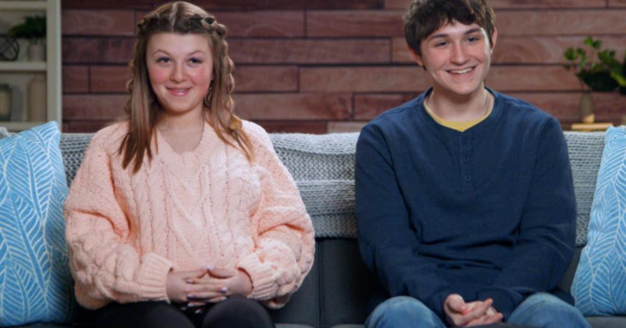 A promotional image of Kayleigh and Graham, a couple from TLC's Unexpected Season 6.